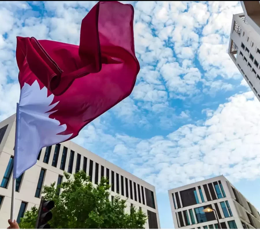 (Our Vision) flag of Law firm in Qatar, علم مكتب محاماة في قطر ( رؤيتنا )